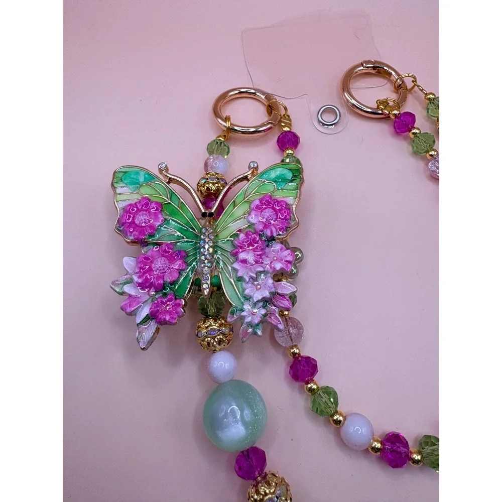 Beautiful Butterfly Phone Lanyard - NEW
